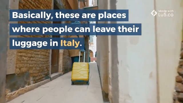 Where can I store luggage for the day in Venice? смотреть онлайн