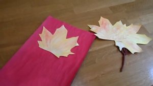 children's crafts and applications - DIY . Детские поделки из бумаги..Осенняя аппликация