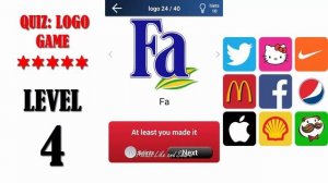 Quiz: Logo Game Level 4 - All Answers - Walkthrough ( By Lemmings at work )