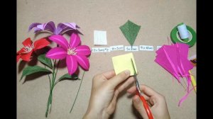 Como hacer flores de papel (clematis) Super faciles y rapidas | DIY Manualidades #12