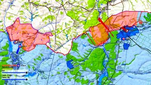 Карта боевых действий в районе города Волчанск и Липцы с 11 мая по 21 июня 2024 года