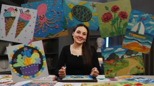 О курсе "Рисуем пластилином" для детей от 5 лет.