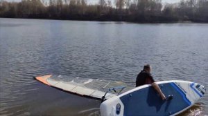 Gladiator 11'6" Windsup - надувная доска  для SUP и WIND серфинга! Обзор и тест!