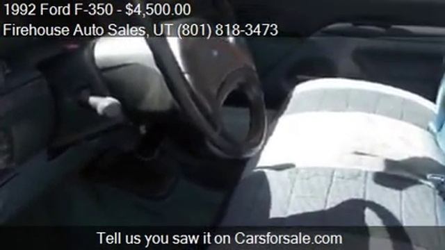 1992 Ford F-350 for sale in Springville , UT 84663 at the Fi смотреть онлайн