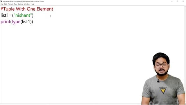 Tuple With One Element | Tutorial 88
