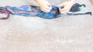 FELTING & ВАЛЯНИЕ: Как свалять палантин. 14 Урок.