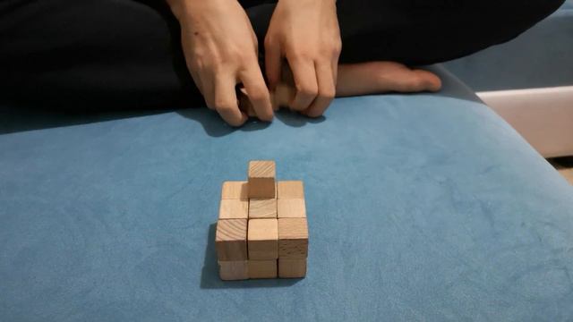 The Soma cube -how to make chair  soma küpü sandalye yapımı