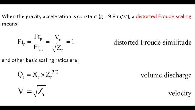 Physical modelling in hydraulic engineering (5.1) Distorted Froude similitude: presentation смотреть онлайн