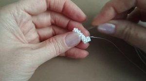 Кубик из бисера. Квадратный жгут