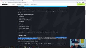 How to play FIFA 22 with Early Access!