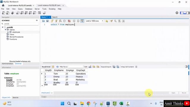 How to change the font of the SQL editor in MySQL Workbench | AmitThinks