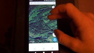 Ориентирование в лесу по приложению в телефоне. Современные технологии.
