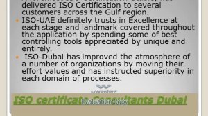 ISO Consultants Abu Dhabi, UAE