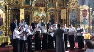 Иже Херувимы ч.1           муз. Монанини Иулиании г. Барвенково левый хор Свято-Успенского Храма