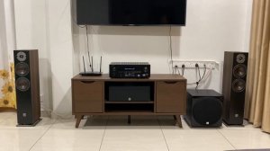 2.0 vs 2.1 Stereo mode Dali Oberon 5 & Dali Sub E-12F Denon X1600H