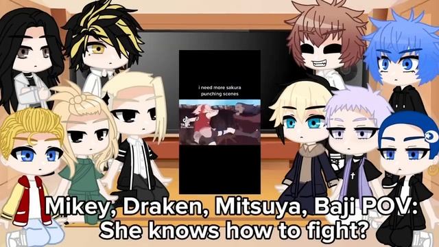 Tokyo Revengers Toman react to F!Y/n as Baji sister смотреть онлайн