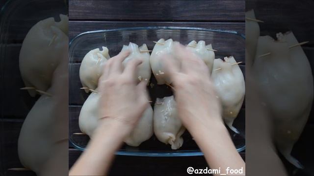 ФАРШИРОВАННЫЕ КАЛЬМАРЫ, КАЛЬМАРЫ РЕЦЕПТЫ, КАК ПРИГОТОВИТЬ КАЛЬМАРЫ, МОРЕПРОДУКТЫ, БЛЮДА ИЗ КАЛЬМАРО