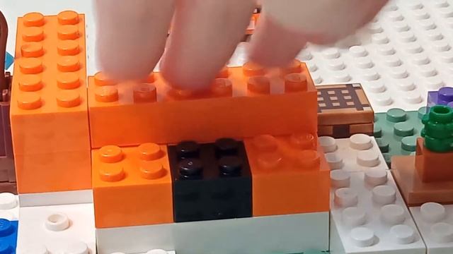 Собираем Lego Minecraft The Fox Lodge 21178 смотреть онлайн