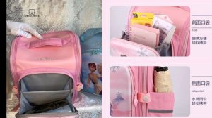 Ортопедический школьный рюкзак для девочек, Ранец Disney Холодное сердце, 1-5 класс, 3D