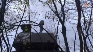 Боевая работа расчетов САУ «Акация»