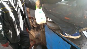 Шлифовка выпускного коллектора