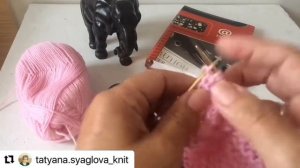 Вяжу плед от угла