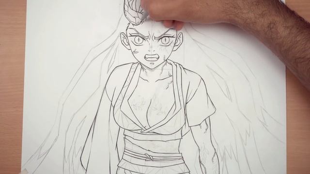 Drawing Nezuko’s Big Transformation From Demon Slayer смотреть онлайн