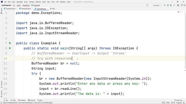 Java Exception Handling || Part 4 || 'try with resources' смотреть онлайн