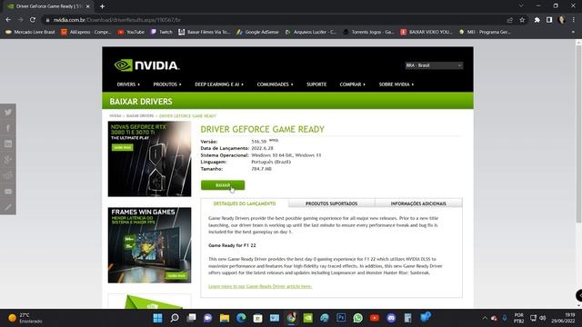 COMO BAIXAR UM DRIVER DA NVIDIA GEFORCE OU GT EM 2022! смотреть онлайн