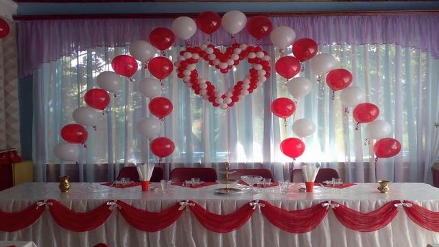 Оформление свадьбы воздушными шарами смотреть онлайн