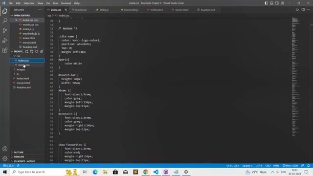 Imdb-Clone app using html, css and javascript|| Coding Ninjas Project || Coding - Ninjas Skill test