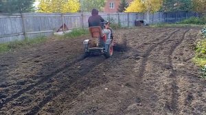 Фрезы вместо колес, мотоблок Воткинск (мб 6981) с пахотно ездовым модулем 4
