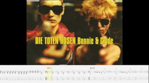 Die Toten Hosen - Bonnie und Clyde / Guitar Backing Track with Tabs