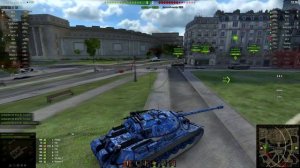 ИС-7. Взвод и топ. Тактика боя на карте Париж.(нестандартная)