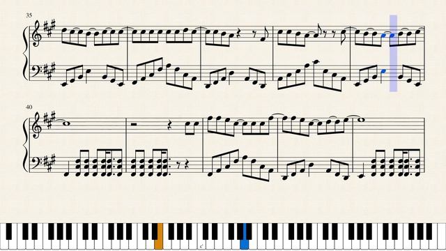 Numb (Linkin Park) - Piano Tutorial With Notes (MuseScore) смотреть онлайн