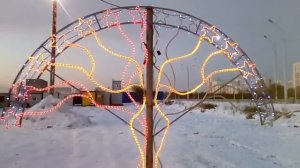 Ледовый городок 2018 в Академическом районе Екатеринбург