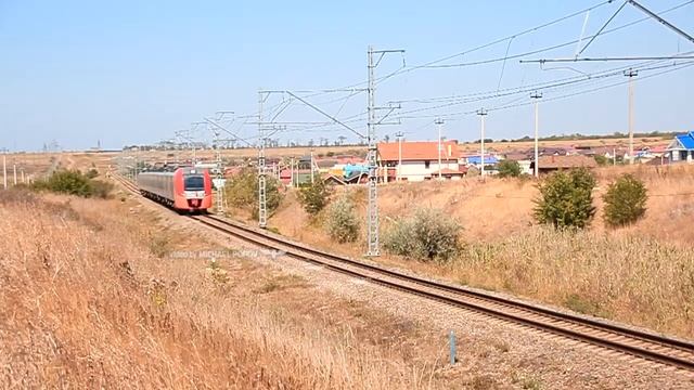 Электропоезд "Ласточка" Ростов-на-Дону-Анапа смотреть онлайн