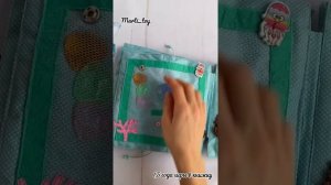 Морская развивающая книга из фетра и ткани. Baby book. Smart book. Handmade book.