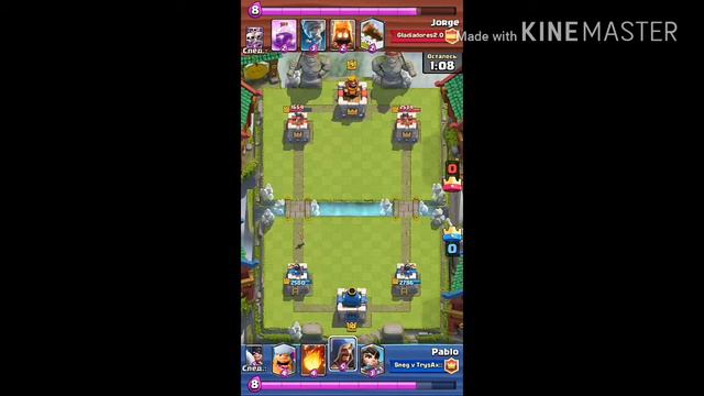 Самый эпичный бой 1-1 в Clash Royale