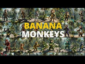 Банановая обезьяна Banana Monkeys ✅Бесплатный Кликер с дропом✅PC Steam Free clicker game 2024