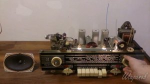 Радиола Сакта - переделка на FM (88-108 МГц)