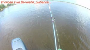 Рыбалка тролингом и на спининг на Вычегде.