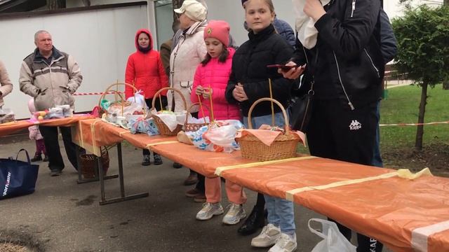 Освящение куличей и пасок Великая Суббота 2023 Минск Уручье Consecration of Easter cakes in Belarus