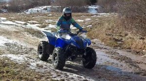 A little bit of mudding on the Yamaha Wolverine 450 4x4