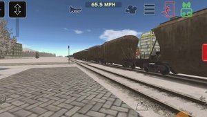 похоже что самый длинный состав в Train and rail yard simulator!