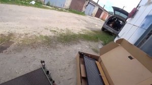 Замена радиатора охлаждения Opel Meriva