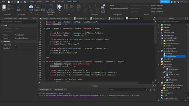 Roblox Strength and Defense System [Tutorial] смотреть онлайн