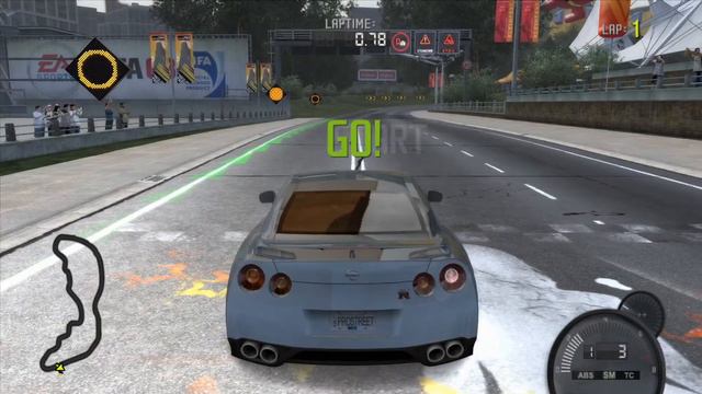 Nissan GTR in NFS Pro Street PC vs PS2 смотреть онлайн