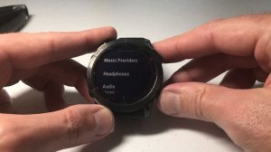 Garmin Fenix 7X: Connect Bluetooth headphones