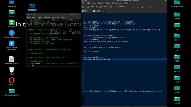 Exploit Revslider Perl script / metasploit / extract wp-config file смотреть онлайн